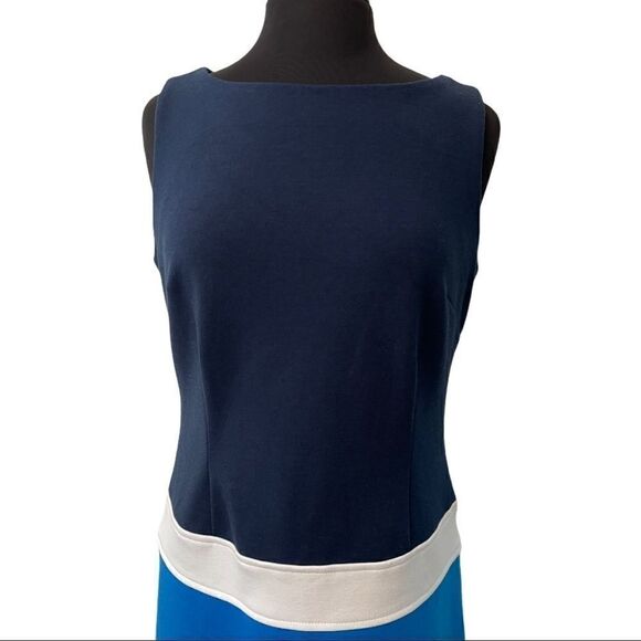 Laundry By Shelly Segal Colorblock Dress Sz 10 - Picture 2 of 13